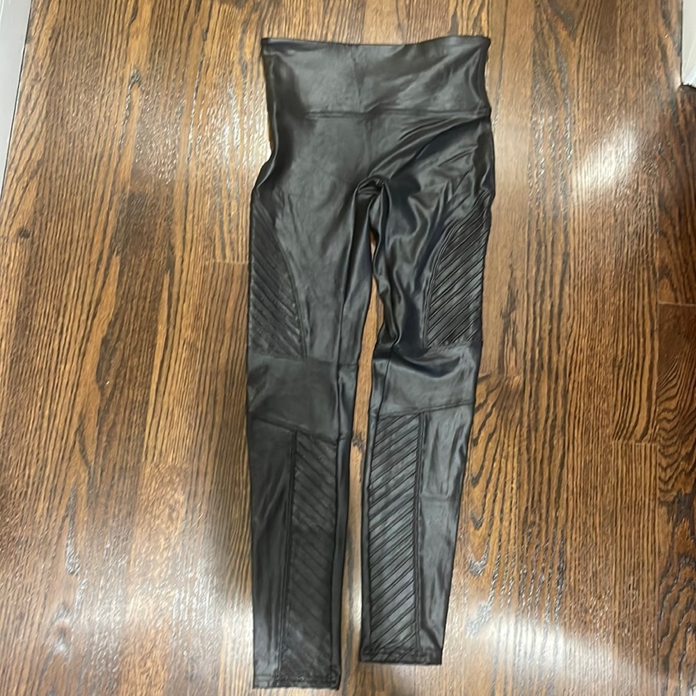 Spanx moto leggings